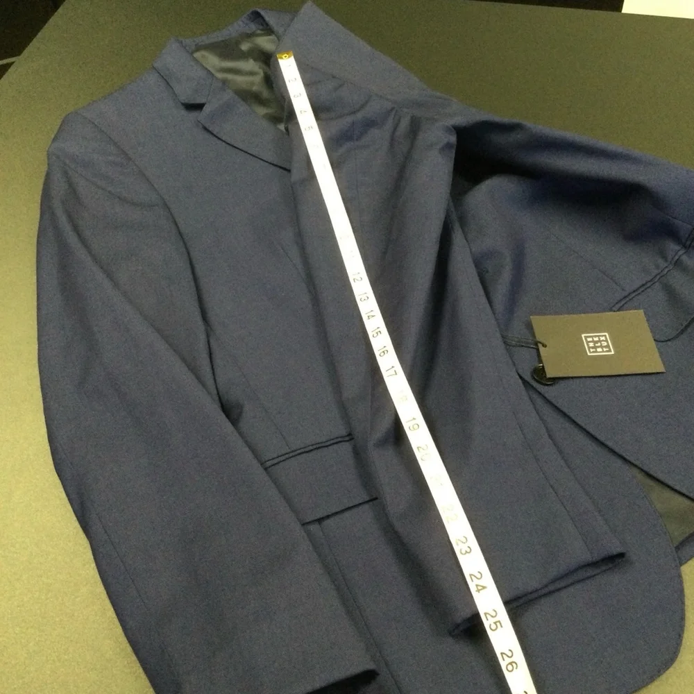 Men's The Black Tux Blazer Blue Italy tollegno‎ 1900